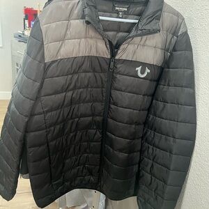 True Religion Dark Puffer Jacket